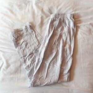 PINK Victoria’s Secret Light Blue Snowflake Sleep Pants Size XS